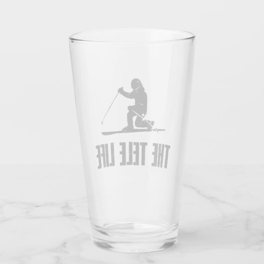 De Telemark Ski Life Glas (Achterkant)