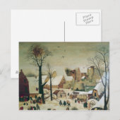 De telling in Bethlehem Briefkaart (Voorkant / Achterkant)