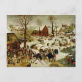 De telling in Bethlehem Briefkaart (Voorkant)