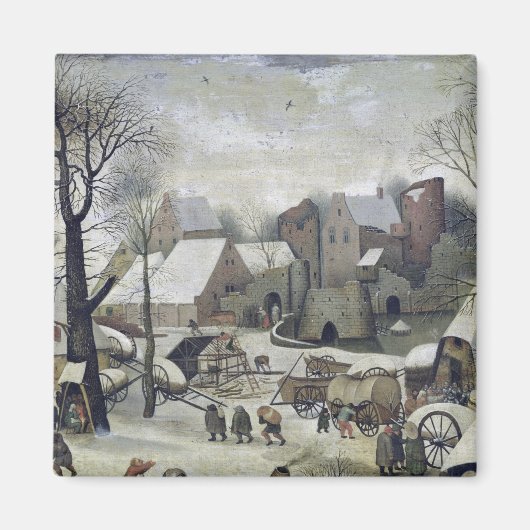 De telling in Bethlehem Magneet (Voorkant)