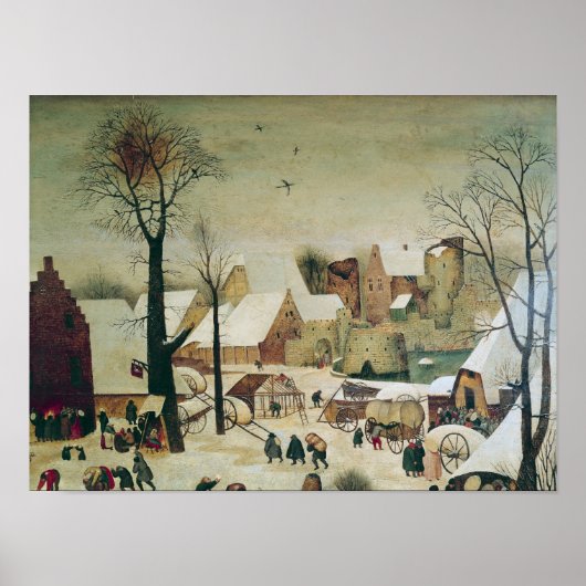 De telling in Bethlehem Poster (Voorkant)