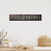 De telling poster (Keuken)