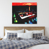 De tempel in de wildernis canvas afdruk (Insitu (Slaapkamer))