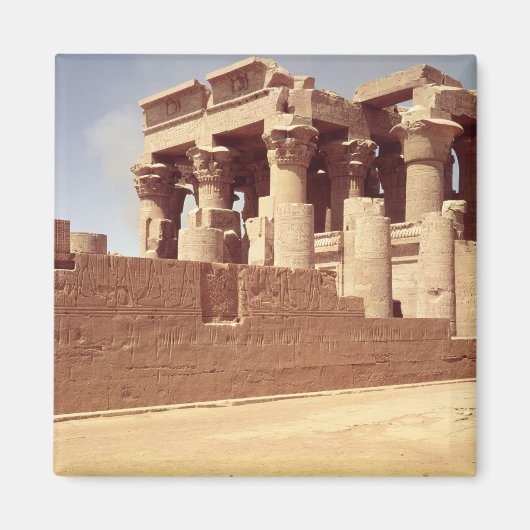 De tempel Sobek en Haroeris Magneet (Voorkant)