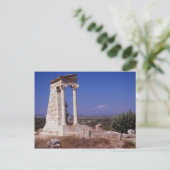 De tempel van Apollo, Cyprus Briefkaart (Staand voorkant)