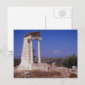 De tempel van Apollo, Cyprus Briefkaart (Voorkant / Achterkant)