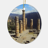 De tempel van Apollo - Delphi Keramisch Ornament (Links)