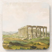 De tempel van Apollo Epicurius, bord 25 uit Deel Bier Onderzetter (Voorkant)