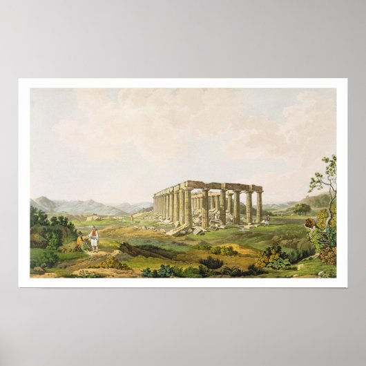 De tempel van Apollo Epicurius, bord 25 uit Deel Poster (Voorkant)