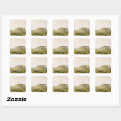 De tempel van Apollo Epicurius, bord 25 uit Deel Vierkante Sticker (Vel)