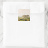 De tempel van Apollo Epicurius, bord 25 uit Deel Vierkante Sticker (Tas)
