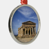 De tempel van Concordia in Agrigento, Italië Metalen Ornament (Rechts)