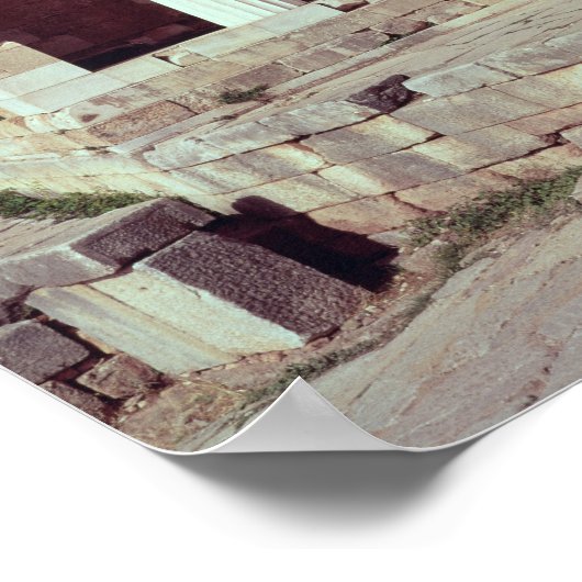 De tempel van de schatten van de Atheense bevolkin Poster (Hoek)