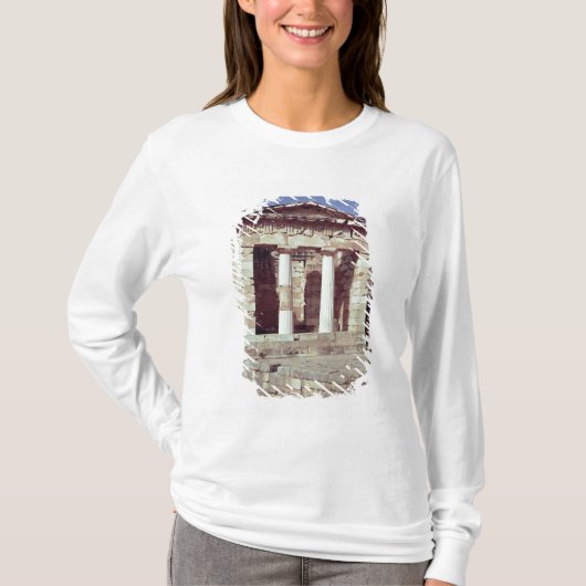 De tempel van de schatten van de Atheense bevolkin T-shirt (Voorkant)