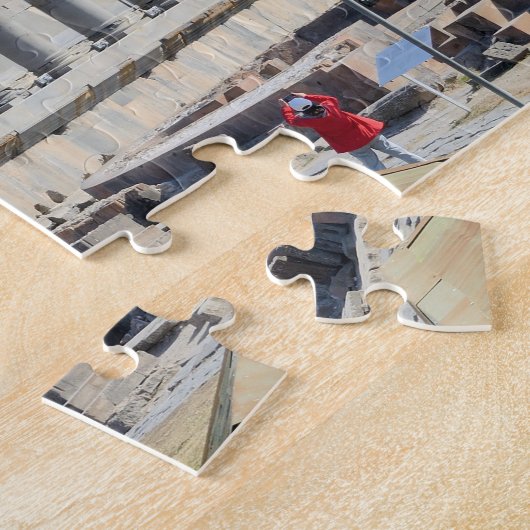 De tempel van Garni in Armenië Legpuzzel (Zijkant)