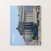 De tempel van Garni in Armenië Legpuzzel (Verticaal)