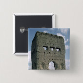 De tempel van Janus, Tene I Vierkante Button 5,1 Cm (Voorkant /achterkant)