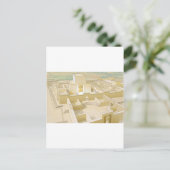 De tempel van Jeruzalem Briefkaart (Staand voorkant)