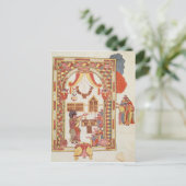 De tempel van Jeruzalem uit de Bijbel Briefkaart (Staand voorkant)