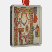 De tempel van Jeruzalem uit de Bijbel Metalen Ornament (Rechts)