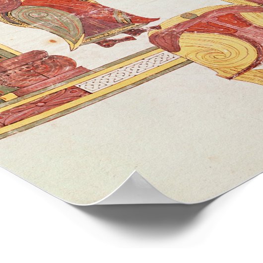 De tempel van Jeruzalem uit de Bijbel Poster (Hoek)