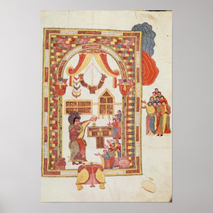 De tempel van Jeruzalem uit de Bijbel Poster