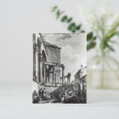 De tempel van Jupiter in het paleis van Briefkaart (Staand voorkant)