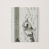 De tempel van Mekka (graving) Legpuzzel (Verticaal)