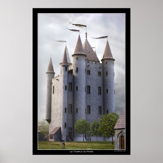 De tempel van Parijs Poster (Voorkant)