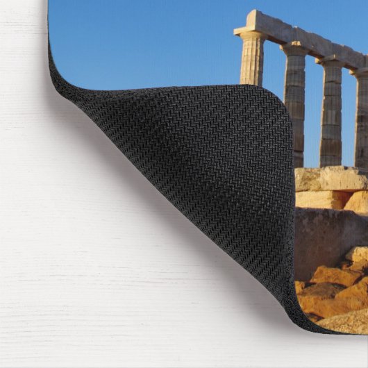 De tempel van Poseidon in Sounio Muismat (Hoek)