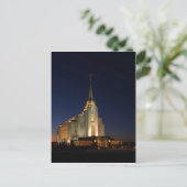 De tempel van Rexburg LDS Briefkaart (Staand voorkant)