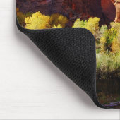 De tempel van Sinawava, Zion, Mousepad Muismat (Hoek)