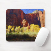 De tempel van Sinawava, Zion, Mousepad Muismat (Met muis)