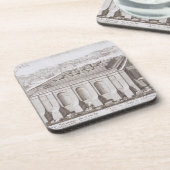 De tempel van Solomon, Jeruzalem, uit 'Entwurf ei' Drankjes Onderzetter (Linkerzijde)