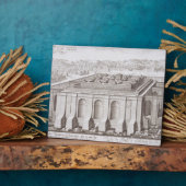 De tempel van Solomon, Jeruzalem, uit 'Entwurf ei' Fotoplaat (Zijkant)