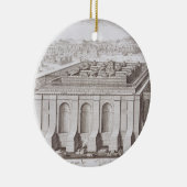 De tempel van Solomon, Jeruzalem, uit 'Entwurf ei' Keramisch Ornament (Rechts)