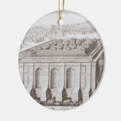 De tempel van Solomon, Jeruzalem, uit 'Entwurf ei' Keramisch Ornament (Links)