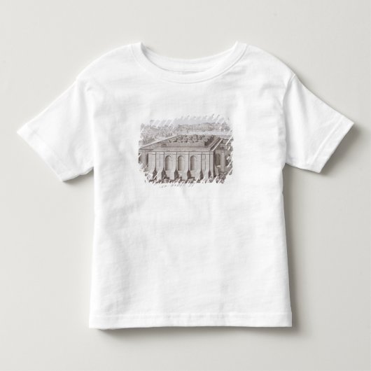De tempel van Solomon, Jeruzalem, uit 'Entwurf ei' Kinder Shirts (Voorkant)