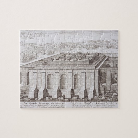 De tempel van Solomon, Jeruzalem, uit 'Entwurf ei' Legpuzzel (Horizontaal)
