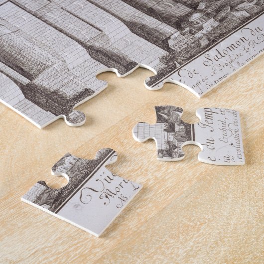 De tempel van Solomon, Jeruzalem, uit 'Entwurf ei' Legpuzzel (Zijkant)