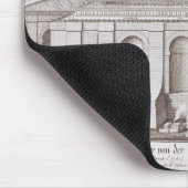 De tempel van Solomon, Jeruzalem, uit 'Entwurf ei' Muismat (Hoek)