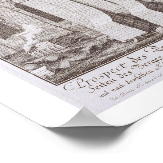 De tempel van Solomon, Jeruzalem, uit 'Entwurf ei' Poster (Hoek)