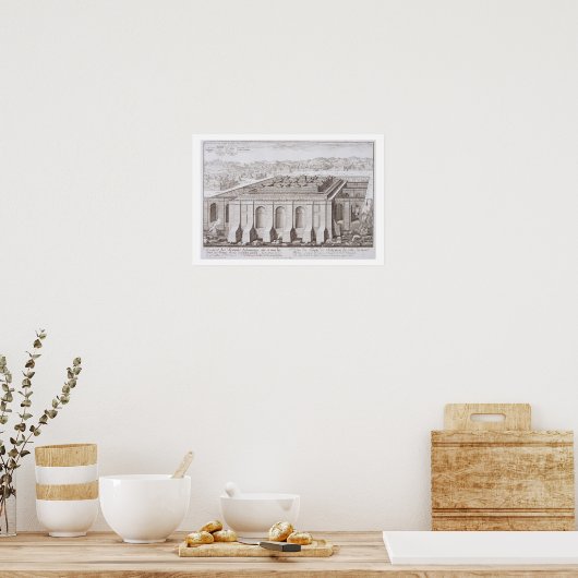 De tempel van Solomon, Jeruzalem, uit 'Entwurf ei' Poster (Keuken)
