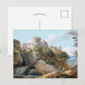 De tempel van Vesta | Giovanni Battista Busiri Briefkaart (Voorkant / Achterkant)