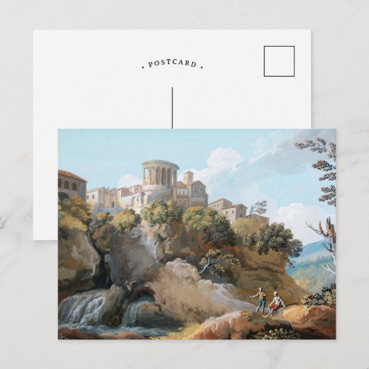 De tempel van Vesta | Giovanni Battista Busiri Briefkaart (Voorkant / Achterkant)
