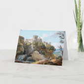 De tempel van Vesta | Giovanni Battista Busiri Kaart (Voorkant)