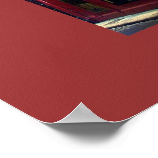 De tempelbalk poster (Hoek)