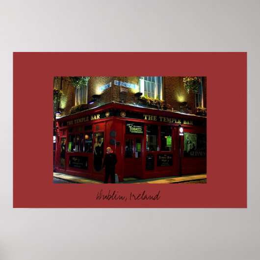 De tempelbalk poster (Voorkant)