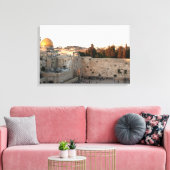 De Tempelberg in Jeruzalem Canvas Afdruk (Insitu (Woonkamer))
