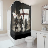 De Tempeliers betreden de Heilige Stad   Douchegordijn (In situ)